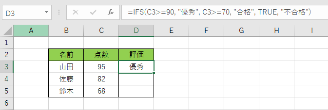IFS関数_結果（山田）