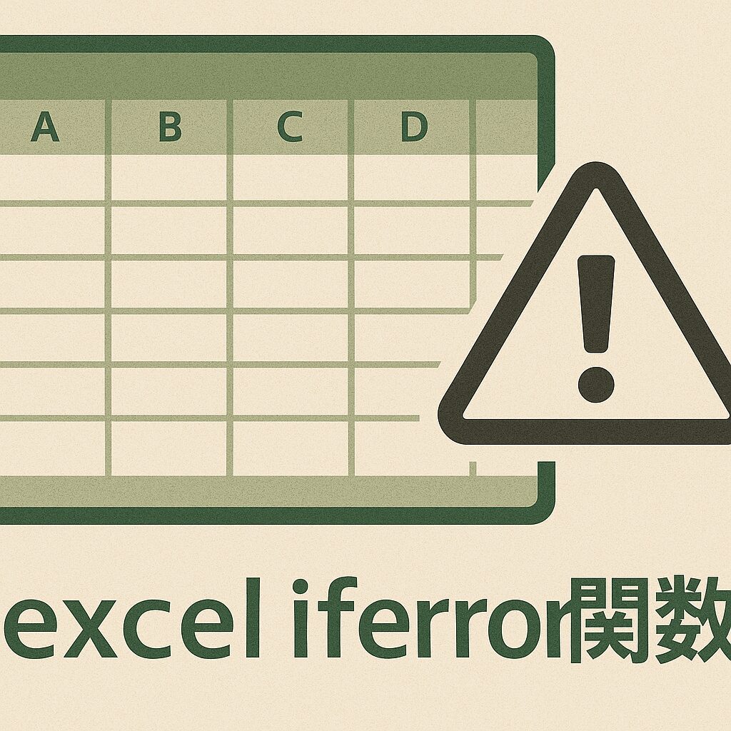 ExcekIferror関数リード画像